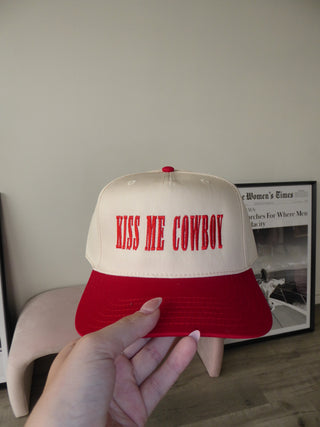 Kiss Me Cowboy Trucker Hat