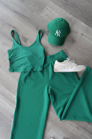 Kelly Green V-Neck Butter Soft Tank Top