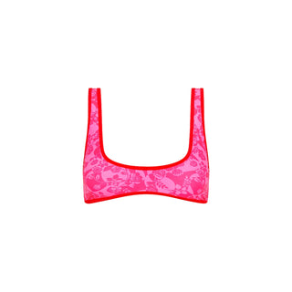 Kulani Kinis Bind Slim Scoop Bikini Top - Hearts Collide