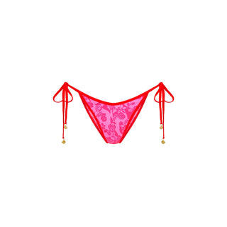 Kulani Kinis Bind Dipped Cheeky Tie Bikini Bottom - Hearts Collide