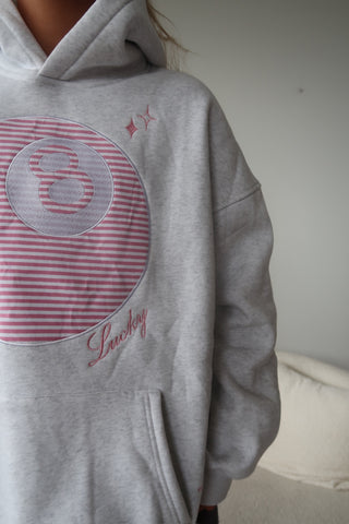 Lucky You 8 Ball Embroidered Hoodie