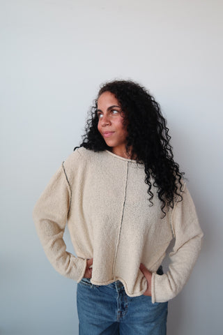 Contrast Stitch Sweater