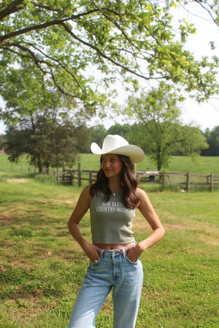 “God Bless Country Music” Tank Top