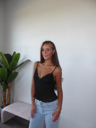 Black Lace Cami