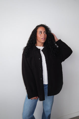 Black Sherpa Jacket
