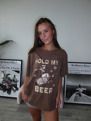 “Hold My Beer” Brown T-Shirt