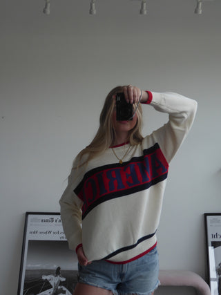 America Graphic Long Sleeve Crewneck