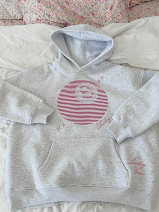 Lucky You 8 Ball Embroidered Hoodie