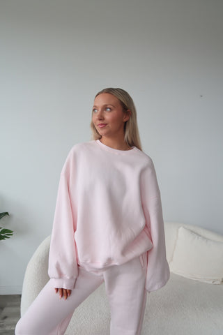 Pale Pink Staple Oversized Crewneck