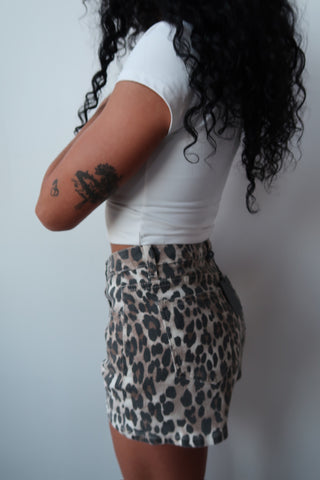 Leopard Print Shorts