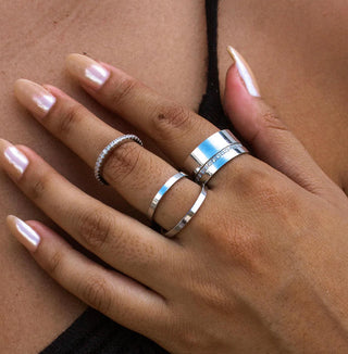Alco Staple Ring - Silver