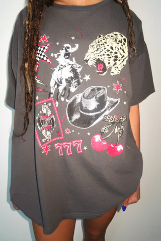 Cowboy Collage Graphic Tee