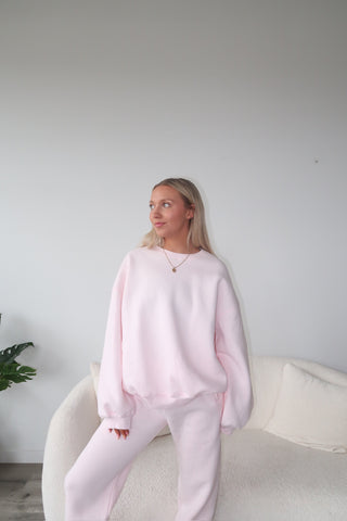 Pale Pink Staple Joggers