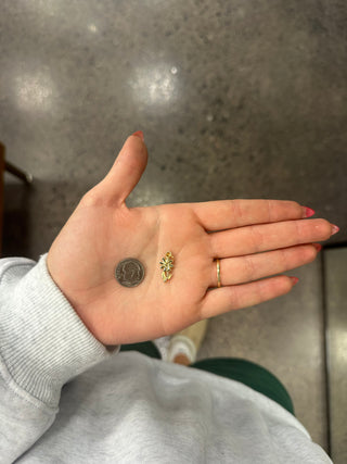 Gold Flower Charm