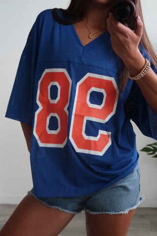 Blue & Orange Oversized Jersey