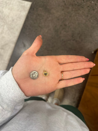 Small Bubble Heart Charm