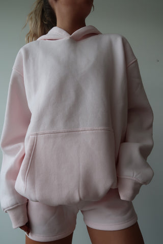 Pale Pink Staple Oversized Hoodie