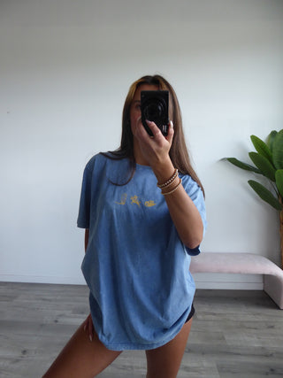 Blue Western Trio Tee Shirt