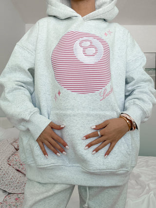 Lucky You 8 Ball Embroidered Hoodie