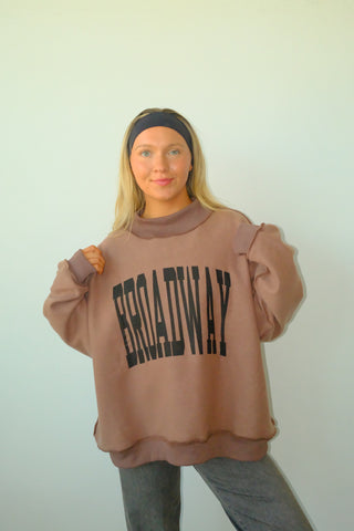 Nashville/Broadway Reversible Mockneck Sweatshirt