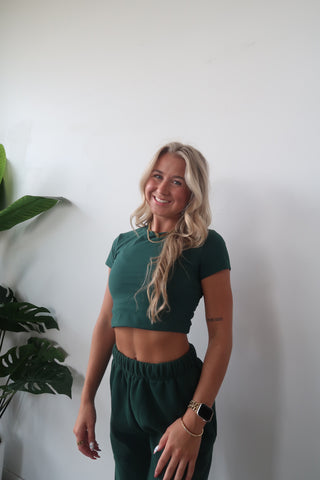 Dark Green Staple T-Shirt
