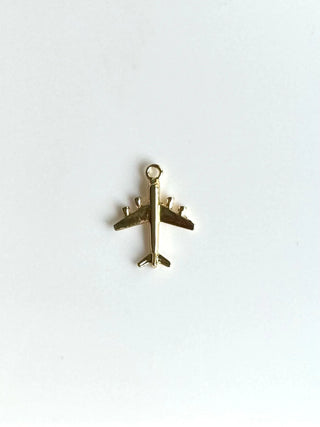 Airplane Charm (Gold & Silver)