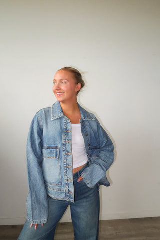 Medium Wash Denim Jacket