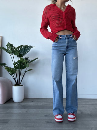 Hidden Logan Vintage Wash Dad Jean