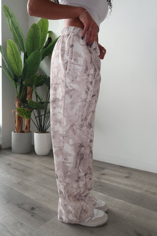 Light Camo Staple Wide Leg Sweatpants