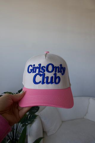 Girls Only Club Trucker Hat