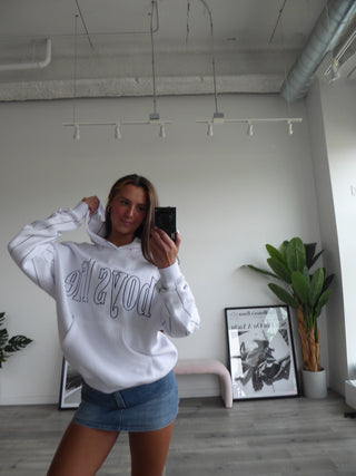 Boys Lie Step Up To The Plate Racer Hoodie
