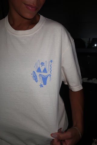 Ivory Blue Swim & Surf T-Shirt
