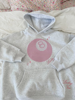 Lucky You 8 Ball Embroidered Hoodie
