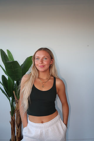 Regency Green V-Neck Butter Soft Tank Top