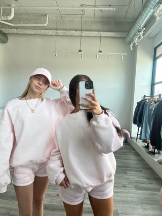 Pale Pink Staple Shorts