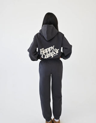 Charcoal Gray Happy Camp3r Puff Series Sweatpants