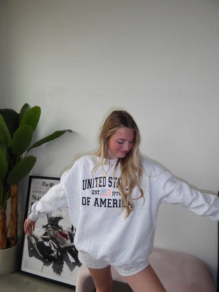United States Of America Crewneck