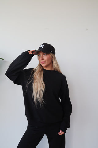 Black Butter Soft Crewneck