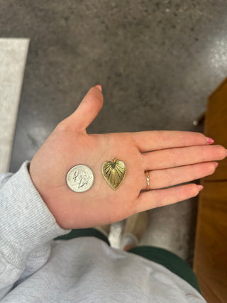 Large Gold Busting Heart