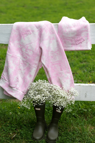 Happy Camp3r Soft Pink Camo Zip Up Hoodie