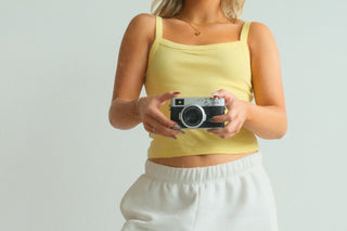 Daydreamer Yellow Bloom Solid 90’s Tanks