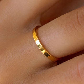 Staple Gold Ring