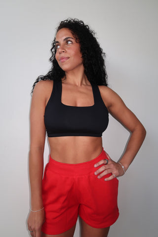 Square Neck Sports Bra