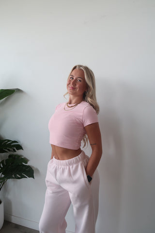 Pale Pink Staple T-Shirt
