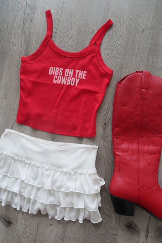 “Dibs On The Cowboy” Tank Top