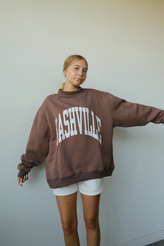 Nashville/Broadway Reversible Mockneck Sweatshirt