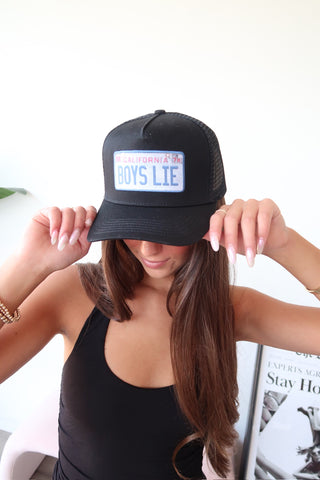 Boys Lie Drivers License Trucker Hat