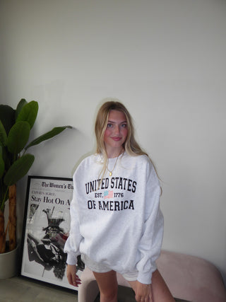 United States Of America Crewneck