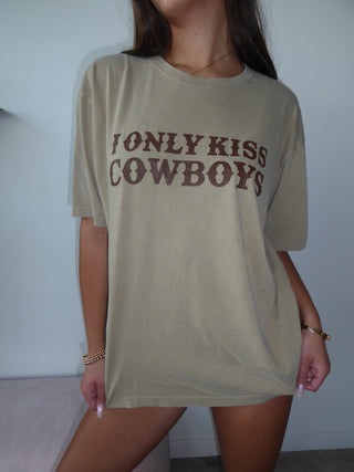 “I Only Kiss Cowboys” Tee Shirt