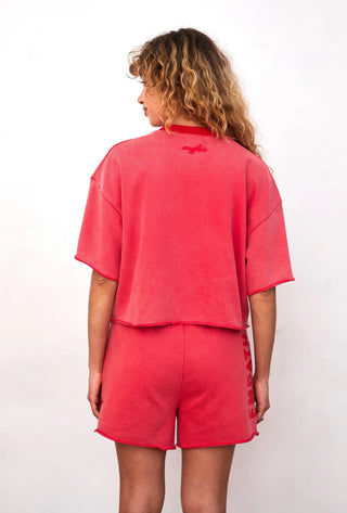The Mayfair Group Empathy Always Vintage Red Short Sleeve Crewneck